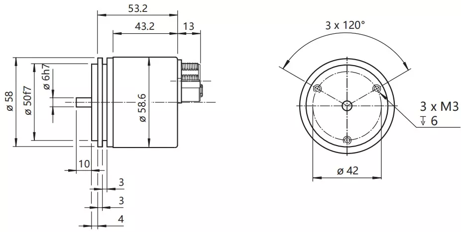 58mm Profinet Io Heavy Duty Encoder